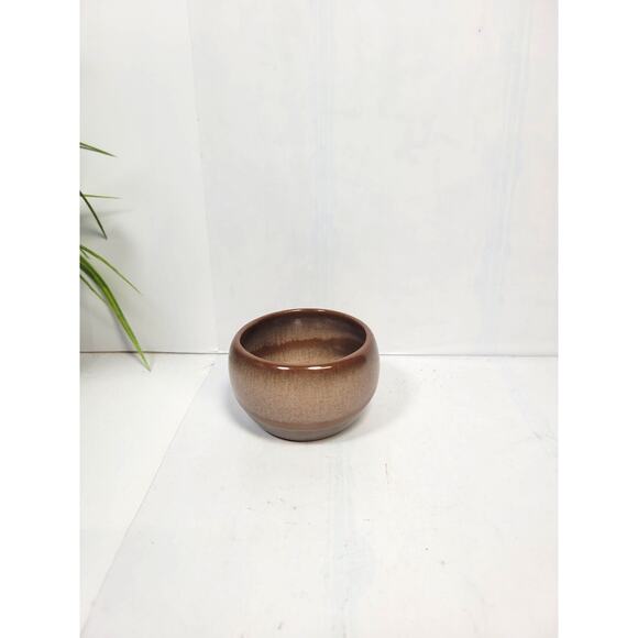 Vintage Frankoma Plainsman Brown Open Sugar Bowl 504 - Picture 1 of 4